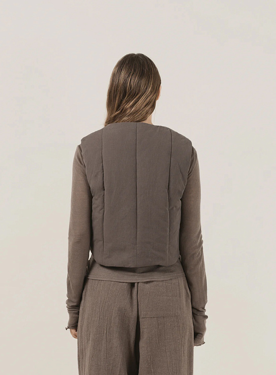 Женский жилет Satta Insulated Leaf Vest Charcoal