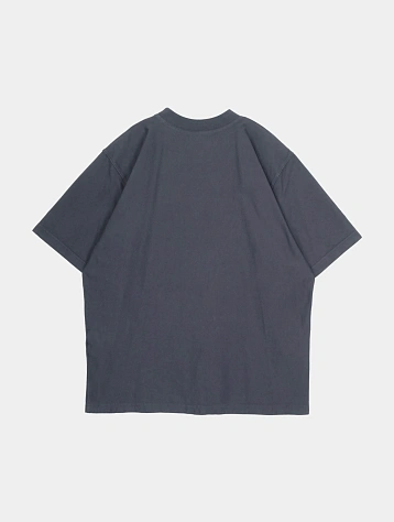 Футболка Hed Mayner Embroidered T-Shirt Navy