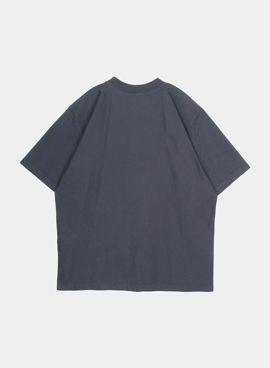 Футболка Hed Mayner Embroidered T-Shirt Navy