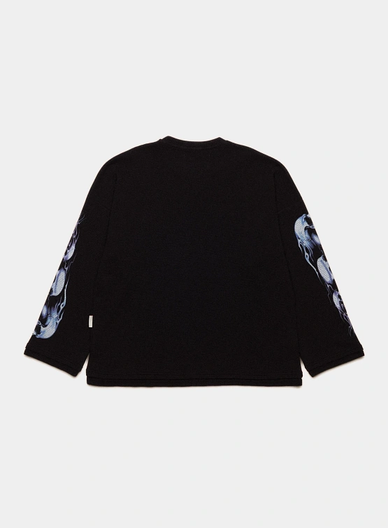 Лонгслив PDF Skull Longsleeve Bis Black
