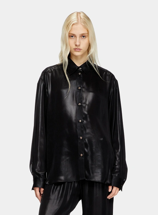 Женская рубашка Diesel S-Simply-C-Wn-Q1 Camicia Black