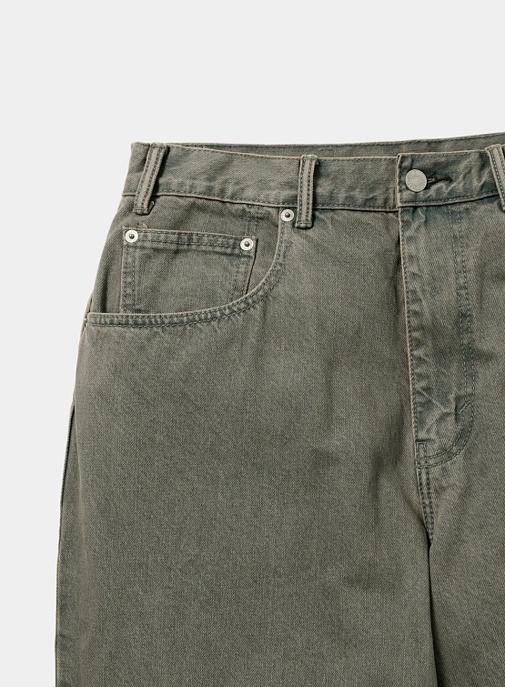 Джинсы thisisneverthat Relaxed Jeans Grey Green