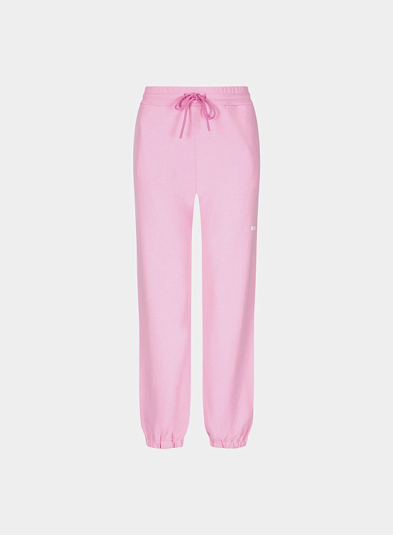 Брюки MSGM MICRO LOGO PINK