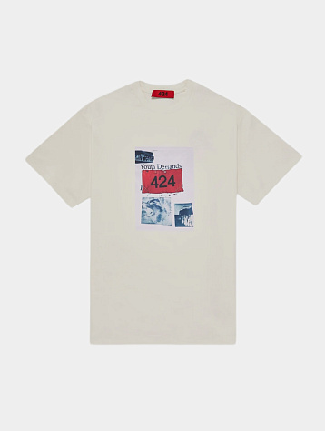 Футболка 424 Youth Demands White