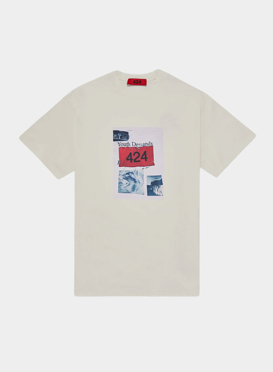 Футболка 424 Youth Demands White