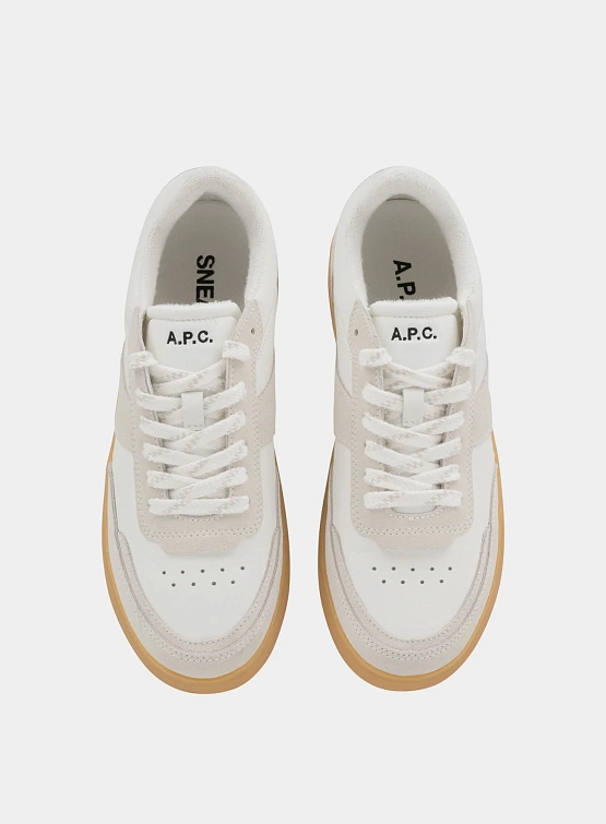 Кеды A.P.C. Plain Sneakers Caramel