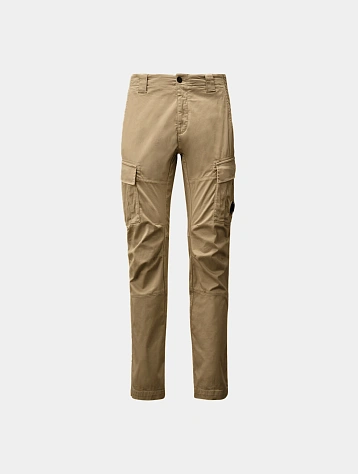 Брюки C.P. Company Stretch Sateen Cargo Lens Vintage Khaki
