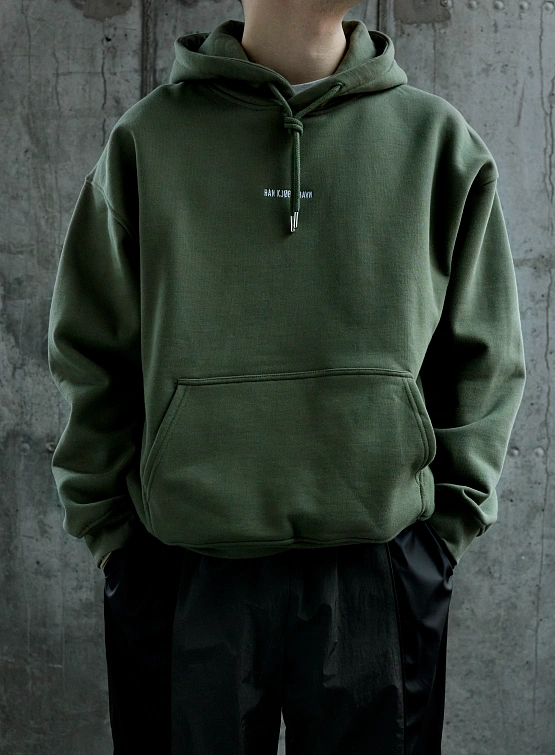 Худи Han Kjøbenhavn Daily Oversized Dark Green