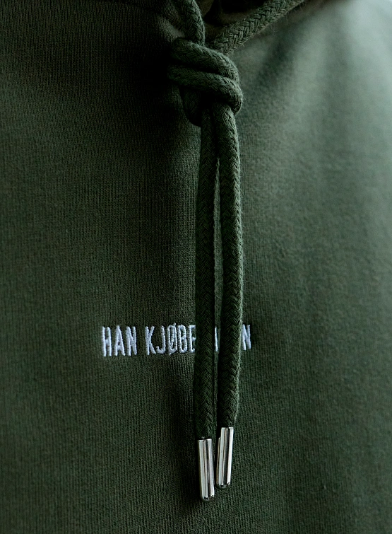 Худи Han Kjøbenhavn Daily Oversized Dark Green