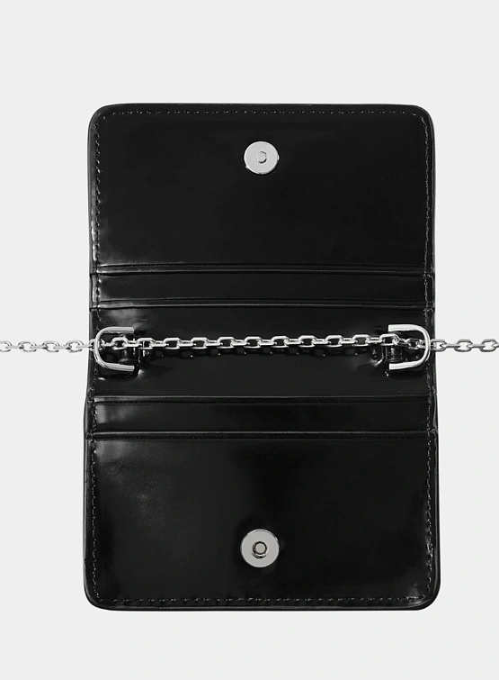 Женская сумка STAND OIL Chubby Wallet Glossy Black