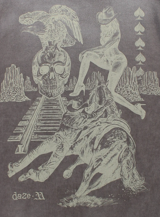 Футболка Daze x AA Wild West Way Brown