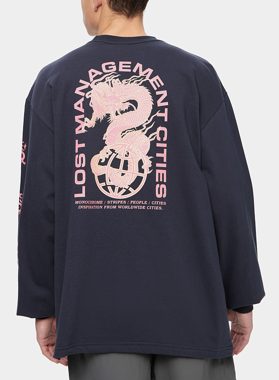 Лонгслив LMC Dragon Long Slv Tee Navy