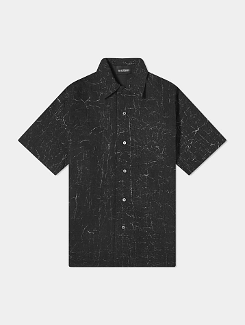 Рубашка Han Kjøbenhavn Wrinkle Bowling Black