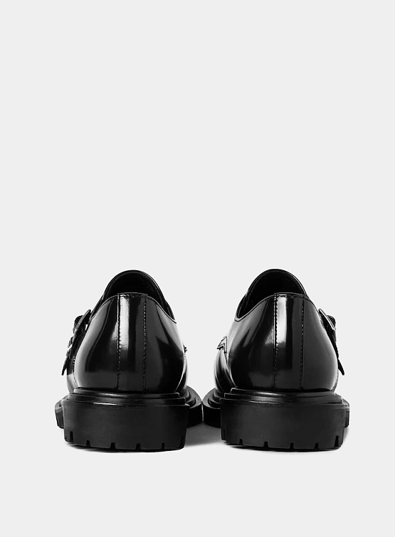 Лоферы JUUN.J Vibram Sole Loafers with Buckle Black