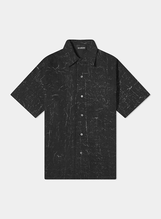 Рубашка Han Kjøbenhavn Wrinkle Bowling Black