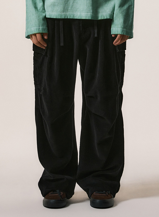 Брюки LMC Corduroy Wide Cargo Pants Black
