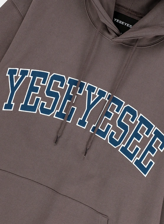 Худи YESEYESEE Arch Logo Hoodie Cocoa