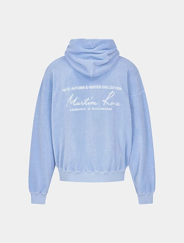 Худи Martine Rose Classic Hoodie Pale Blue/Scribble