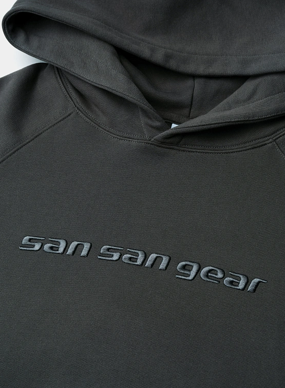 Худи SAN SAN GEAR Nylon Pocket Hoodie Dark Grey