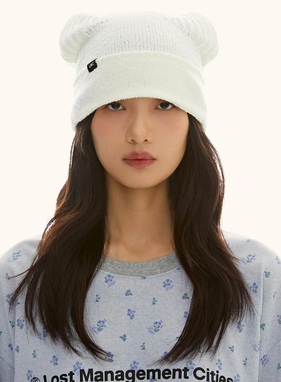 Шапка LMC Teddy Beanie White
