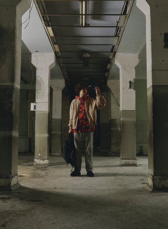 Бомбер 424 Bomber Jacket Brown