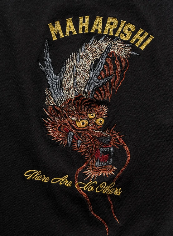Футболка MAHARISHI 6100 Tour Tiger Dragon Black