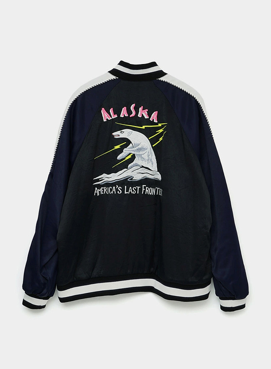 Бомбер FACETASM Souvenir Jacket Black Navy