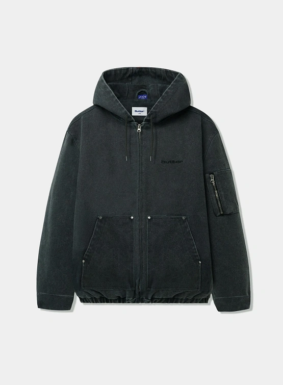 Бомбер Butter Goods Davide Work Washed Black