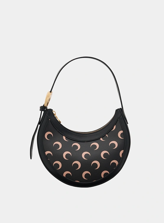 Сумка Marine Serre Moon Canvas Eclipse Mini Inverse Tan