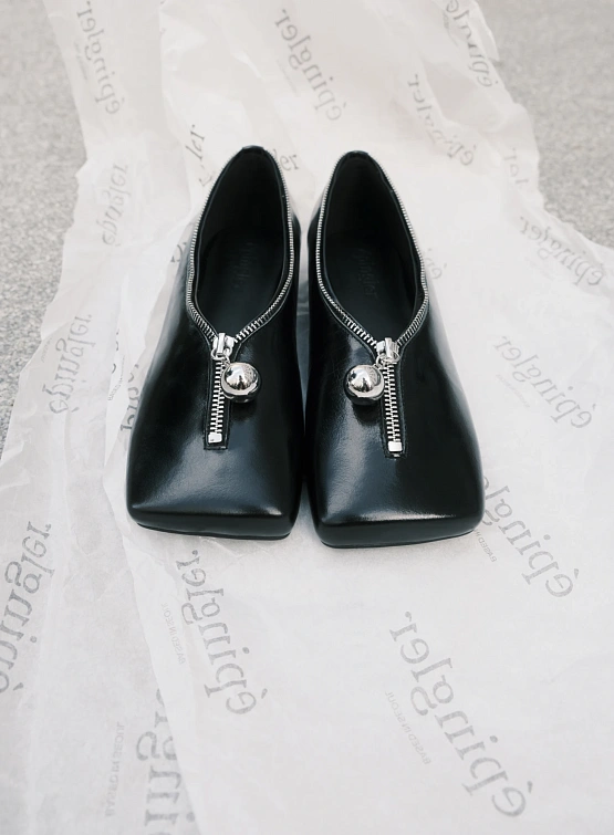 Женские туфли EPINGLER Silver Ball Toe Black