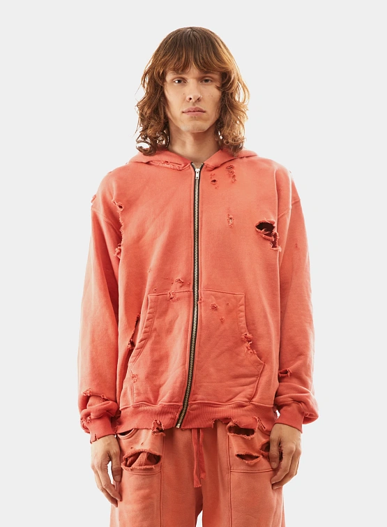 Зип-худи ALCHEMIST Philip Zip-up Hoodie Aged Red
