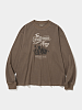 Лонгслив Uniform Bridge Bike L/S Tee Pigment Brown