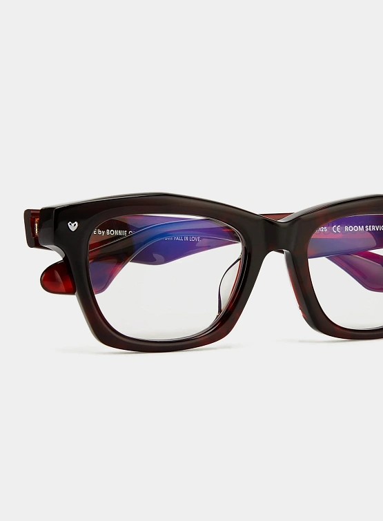 Очки Bonnie Clyde Room Service Red Tortoise & Clear Lens