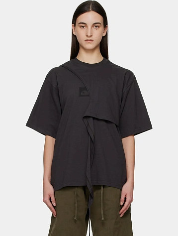 Женская Футболка Ottolinger Wrap T-Shirt Black