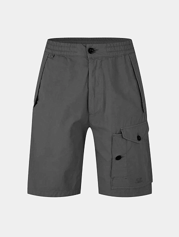 Шорты C.P. Company Microreps Cargo Smoked Pearl