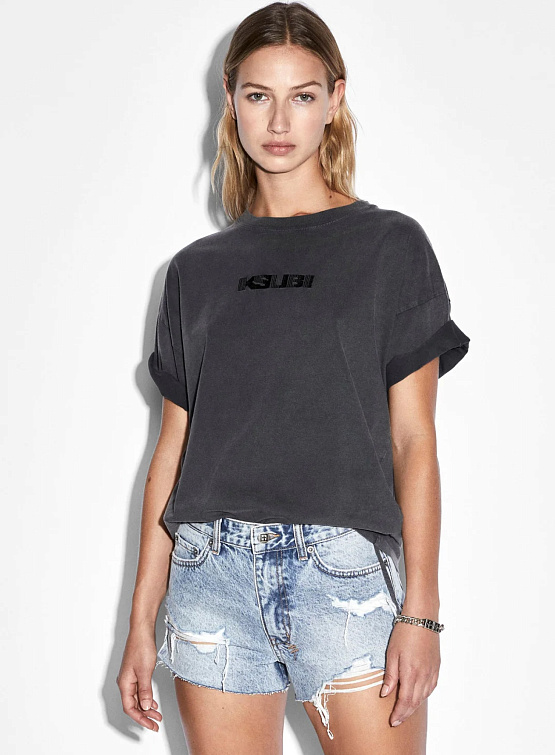 Женская футболка Ksubi Sott Oh G SS Tee Cinder