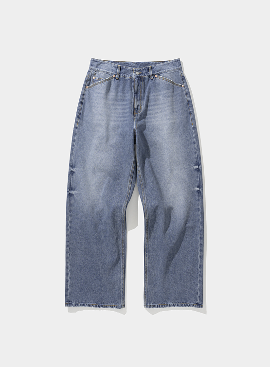 Джинсы Uniform Bridge AE 5p Denim 12oz Washed Indigo