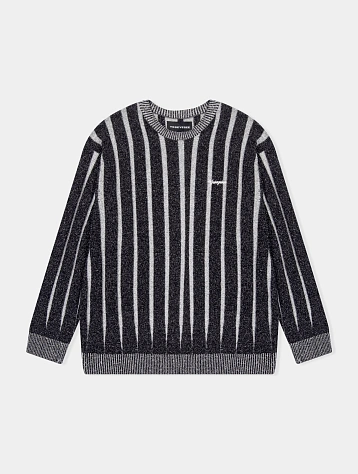 Свитер YESEYESEE Stipe Knit Pullover Black