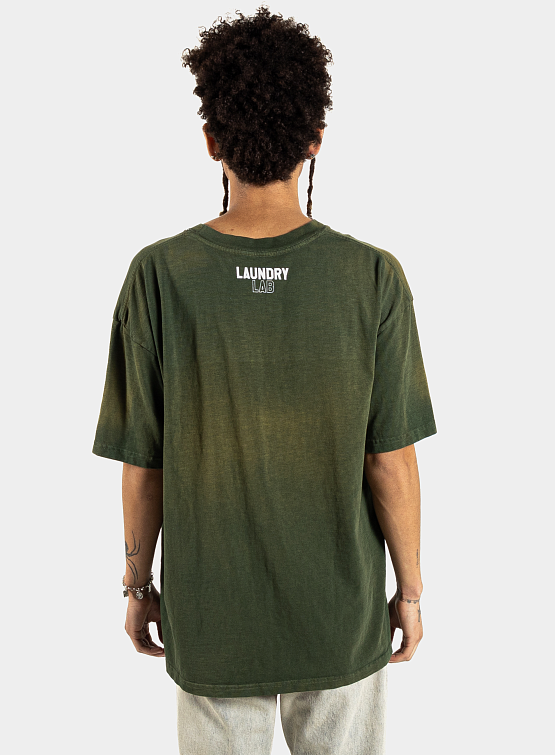 Футболка ALCHEMIST Laundry Lab T-Shirt 2 Moss