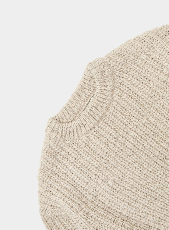 Женский свитер AMOMENTO Alpaca Crop Pullover Beige