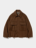 Полупальто Uniform Bridge Pocket Wool Short Coat Rust