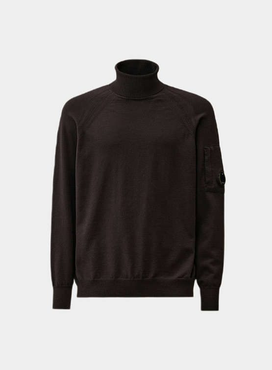 Бадлон C.P. Company Extra Fine Merino Wool Knit Black Sand