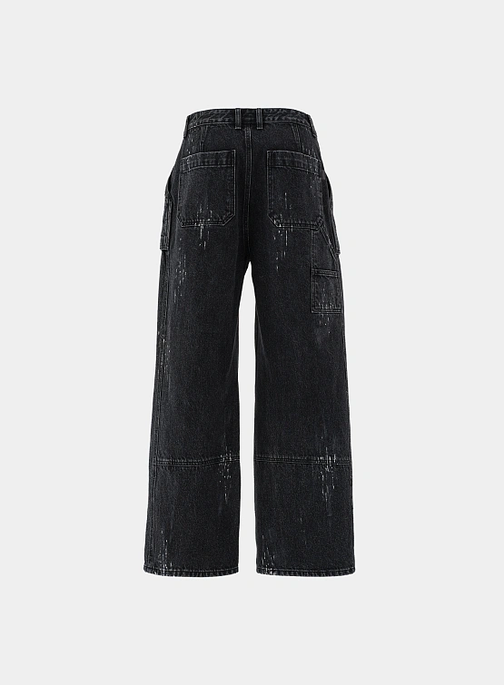 Брюки JUUN.J Denim Painter Pants Black