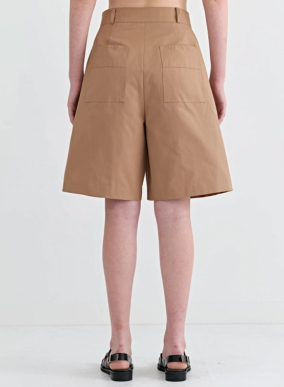 Женские шорты EPINGLER Cotton Blended Bermuda Beige