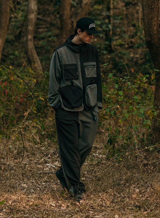 Брюки Afield Out Pintstripe Climbing Pants Black/Grey