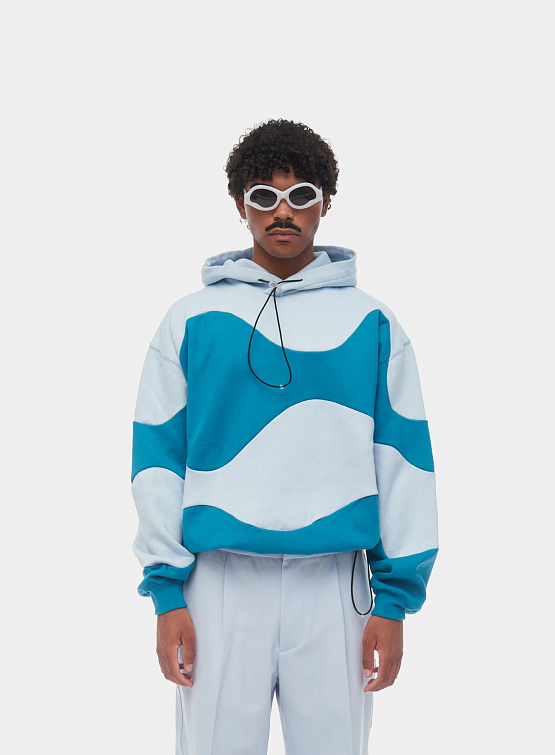 Худи BONSAI Oversize Hoodie Ice/Ocean Depths