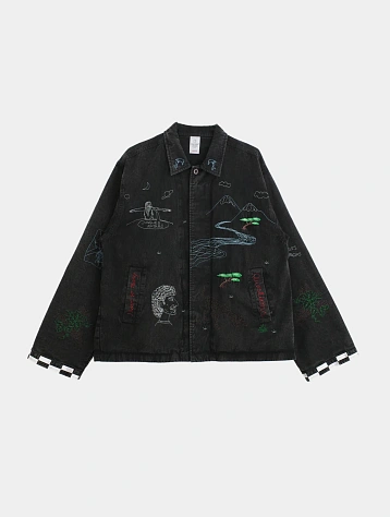 Джинсовый овершот Jungles Jungles Questions Jacket Black
