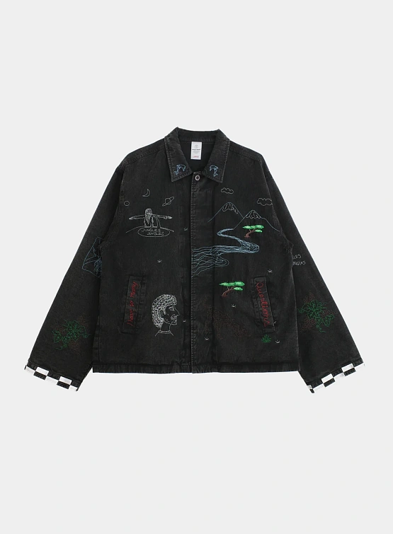 Джинсовый овершот Jungles Jungles Questions Jacket Black