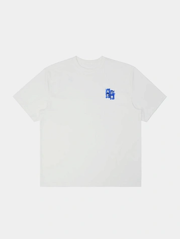 Футболка ADERERROR Sig; BL Tag T-Shirt 06 Off White