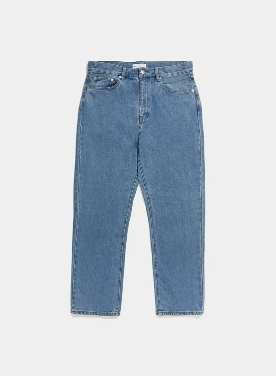 Джинсы Adsum Relaxed Fit OD Denim Bleached Washed Blue